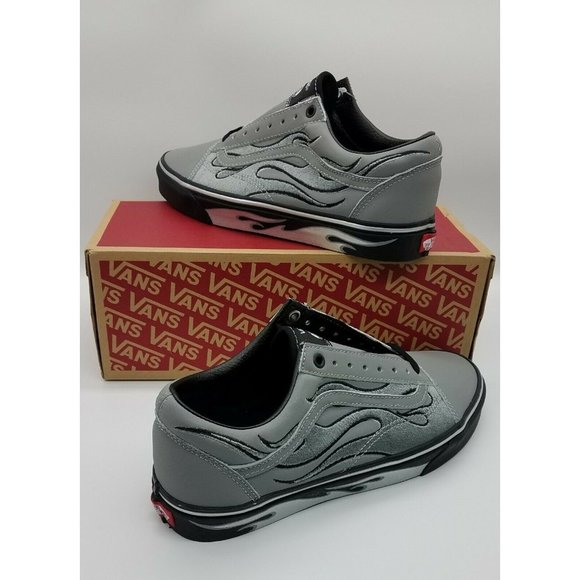 Vans x A$AP Worldwide Silver Reflective Old Skool Shoes VN0A7Q2J6UR - Picture 5 of 7